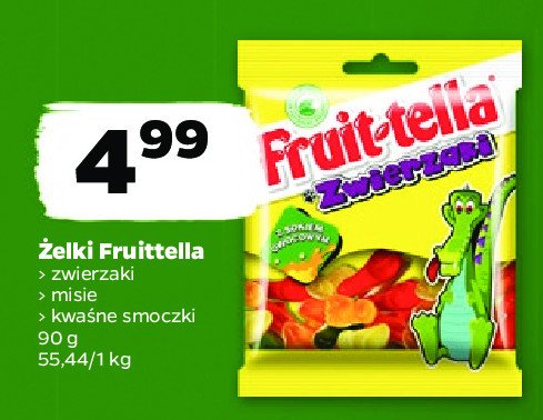 Żelki Fruittella zwierzaki promocja