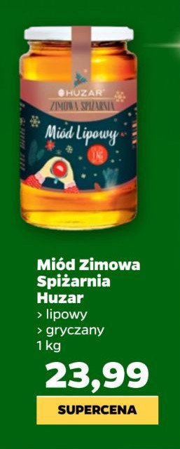 Miód lipowy Huzar promocja w Netto