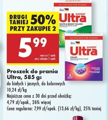 Proszek do prania bia艂ych i jasnych Ultra promocja