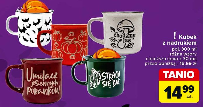 Kubek ceramiczny halloween promocja