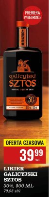 Likier Galicyjski Sztos 30% promocja w Biedronka
