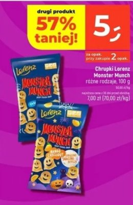 Chrupki Lorenz monster munch promocja w Dealz