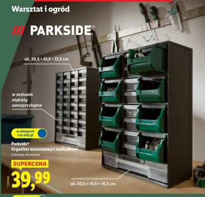 Organizer warsztatowy z szufladkami  promocja w Lidl