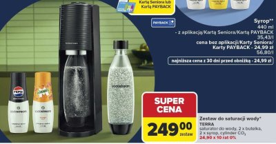 Zestaw do saturacji wody TERRA promocja w Carrefour