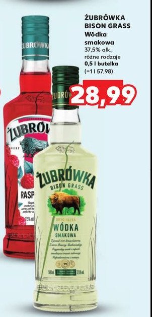 Wódka Żubrówka raspberry promocja