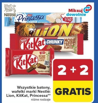 Batony KitKat promocja w Carrefour Market