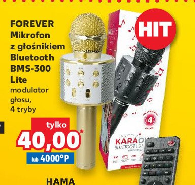 Mikrofon bms-300 złoty Forever promocja