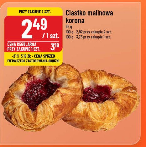 Malinowa korona promocja w POLOmarket