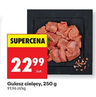 Gulasz cielęcy, 250 g promocja w Biedronka