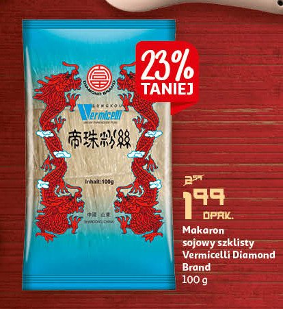 Makaron chi艅ski szklisty vermicelli Diamond brand promocja