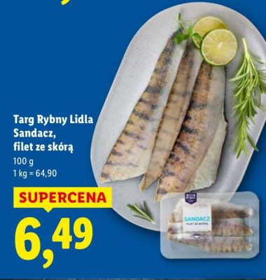 Sandacz, filet ze skórą promocja w Lidl