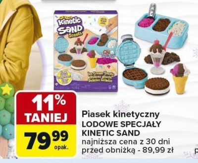Piasek kinetyczny LODOWE SPECJAŁY KINETIC SAND promocja w Carrefour