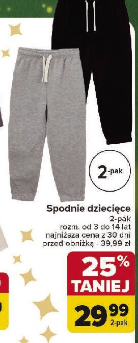 Spodnie dziecięce 3-14 lat promocja