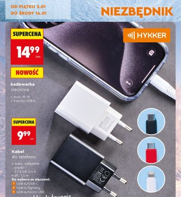 Ładowarka sieciowa promocja w Biedronka