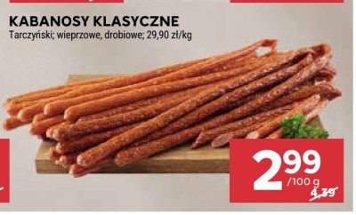 Kabanosy klasyczne Tarczyński promocja w Stokrotka