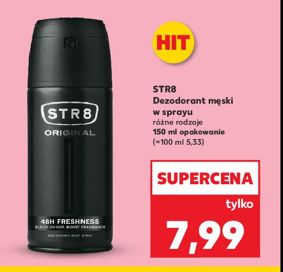 Dezodorant Str8 original promocja w Kaufland