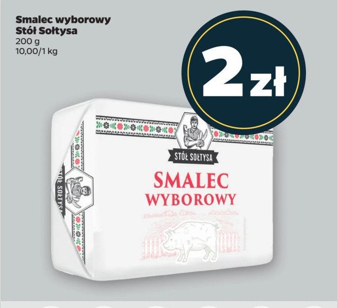 Smalec wieprzowy wyborowy Stół sołtysa promocja w Netto