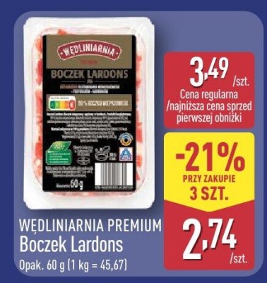 Boczek Lardons  promocja w Aldi