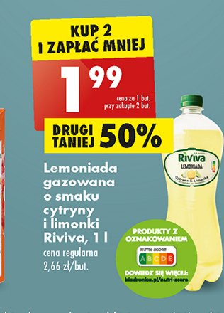 Lemoniada cytryna - limonka Riviva lemoniada promocja
