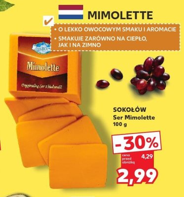 Ser Mimolette SOKOŁÓW promocja w Kaufland