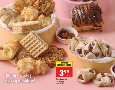 Ciasteczka na wagę promocja w Biedronka