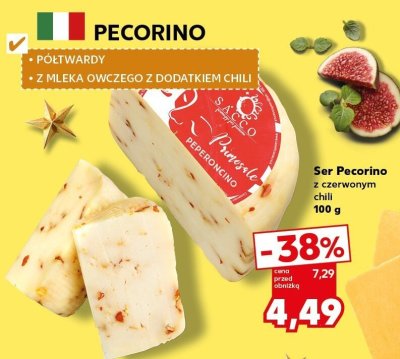Ser Pecorino z czerwonym chili promocja w Kaufland