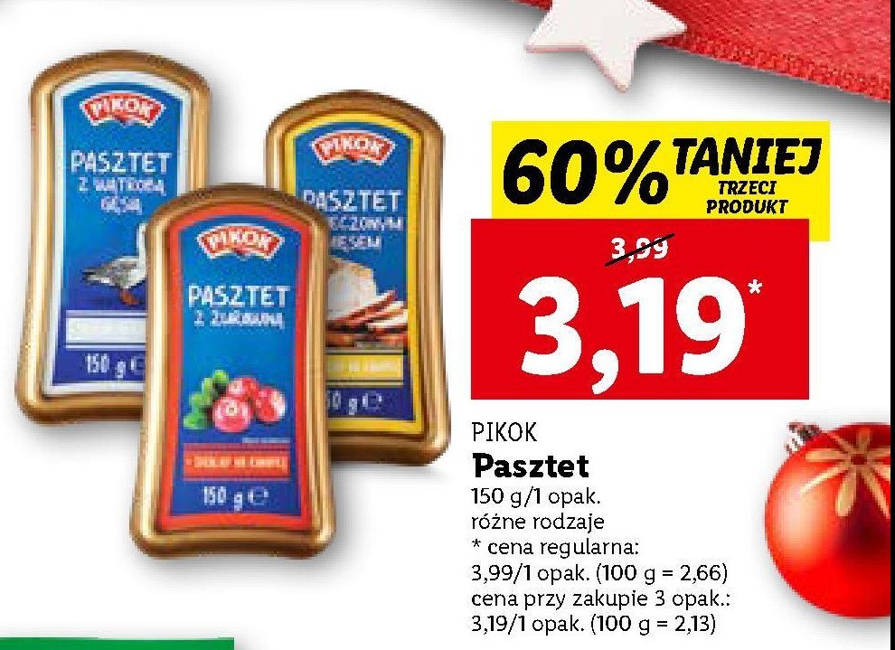 Pasztet z wątrobą gęsią Pikok promocja w Stokrotka