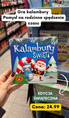 Gra kalambury Świeta - edycja świąteczna promocja w Kaufland