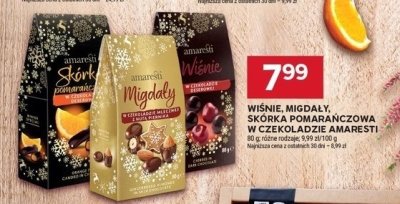 Migdały w czekoladzie Amaresti promocja w Stokrotka
