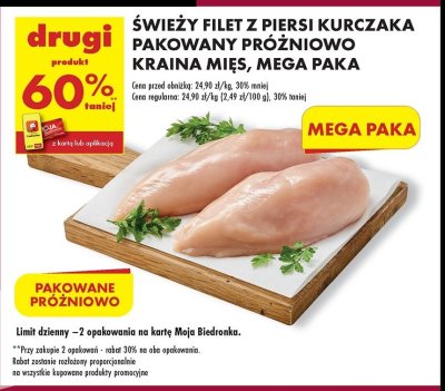 Filet z piersi kurczaka Kraina mięs promocja