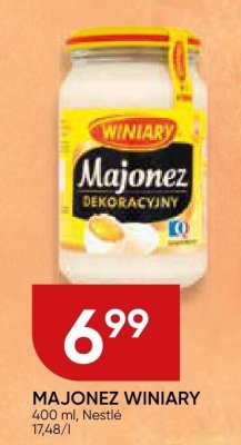 Majonez winiary dekoracyjny promocja w Chata Polska