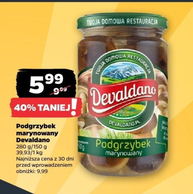 Podgrzybek marynowany  promocja w Netto