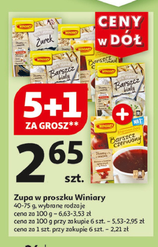 Barszcz czerwony Winiary nasza specjalność promocja