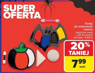 Farby do malowania twarzy Carrefour promocja w Carrefour