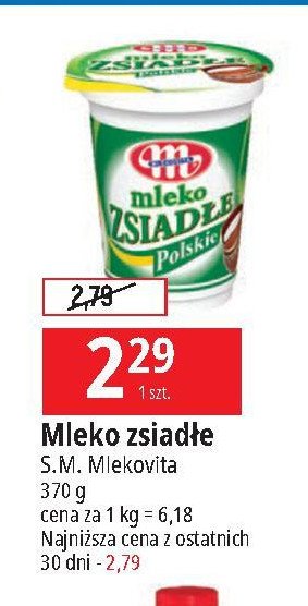 Zsiad艂e mleko Mlekovita promocja