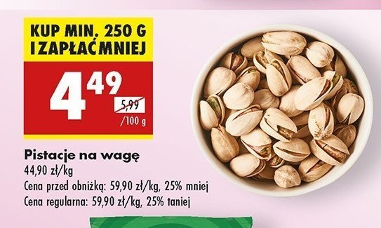 Pistacje promocja