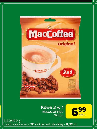 Kawa MACCOFFEE ORIGINAL promocja