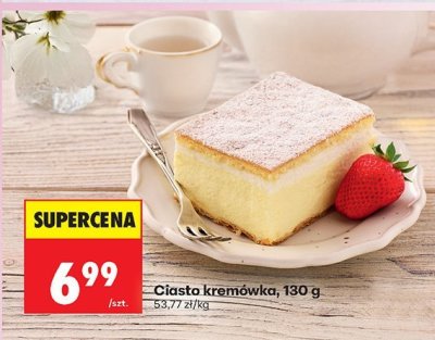 Ciasto kremówka, 130 g promocja w Biedronka