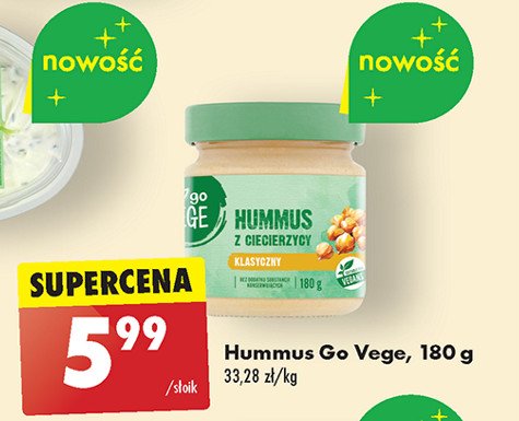 Hummus z ciecierzycy klasyczny Govege promocja