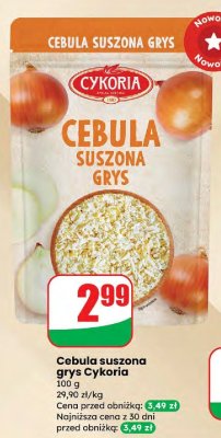 Cebula suszona grys  promocja w Dino
