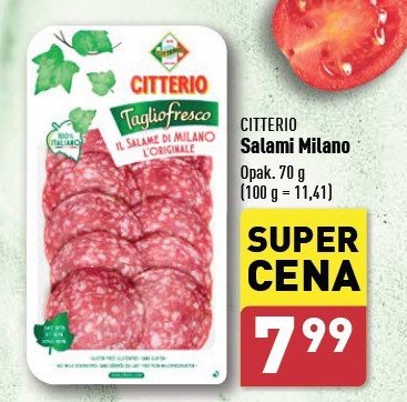 Salami milano Citterio promocja