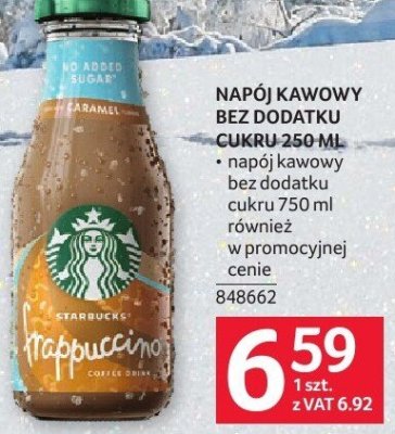 Napój kawowy bez dodatku cukru Frappuccino 250 ml promocja w Selgros