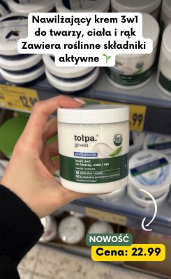 Krem 3w1 nawilżający do twarzy, ciała i rąk  promocja w Kaufland