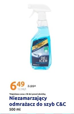 Niezamarzający odmrażacz do szyb C&C promocja w Action