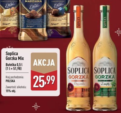 Likier Soplica Gorzka Mix promocja w Aldi