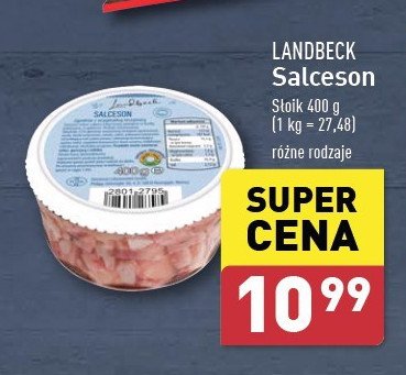 Salceson wieprzowy Landbeck promocja