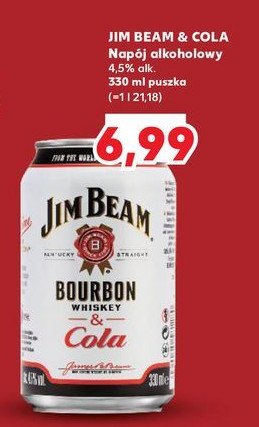 Drink Jim beam & cola promocja