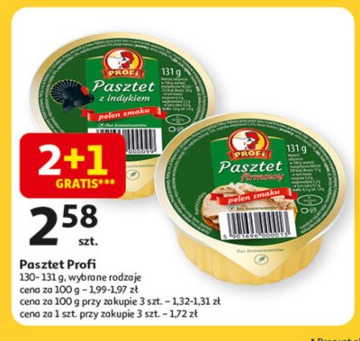 Pasztet z drobiem firmowy Profi wielkopolski promocja