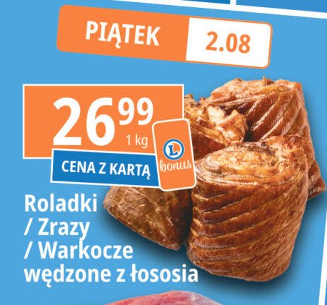 Roladki wędzone z łososia promocja