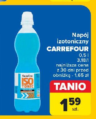 Napój izotoniczny wieloowocowy Carrefour promocja